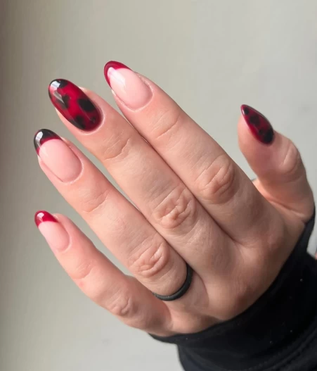 Red Tortoise Nails