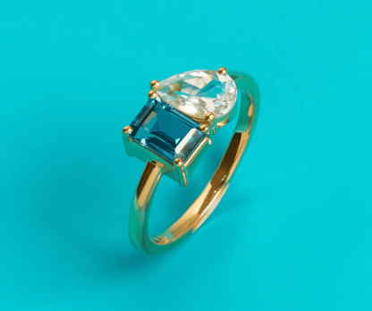 Toi et Moi Gemstone Classic Ring