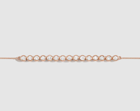 Diamond Eternity Slider Bracelet